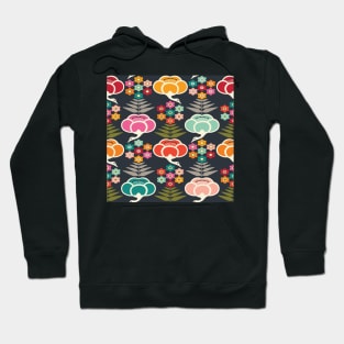 Hidden Flower Birds Hoodie